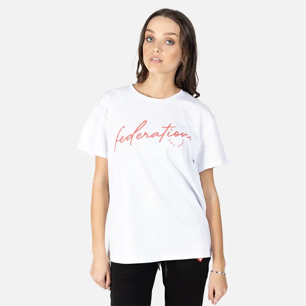 Federation Frankie Chains Tee - White