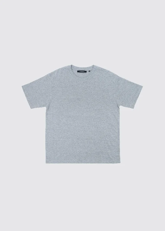 Lost Utopian Visions LUV Outline Logo SS Tee - Heather Grey