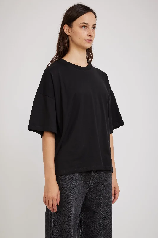 Oversized Boxy Tee Black