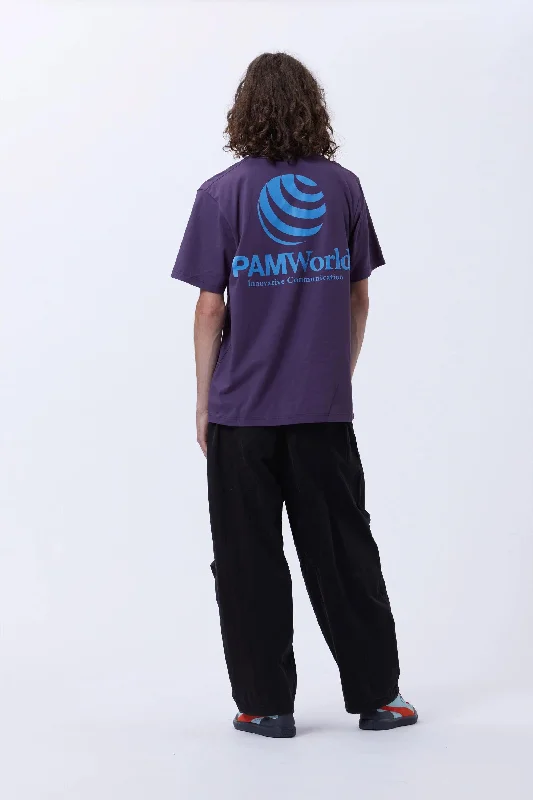 PAM / Perks and Mini - P. World SS Tee - Mulberry