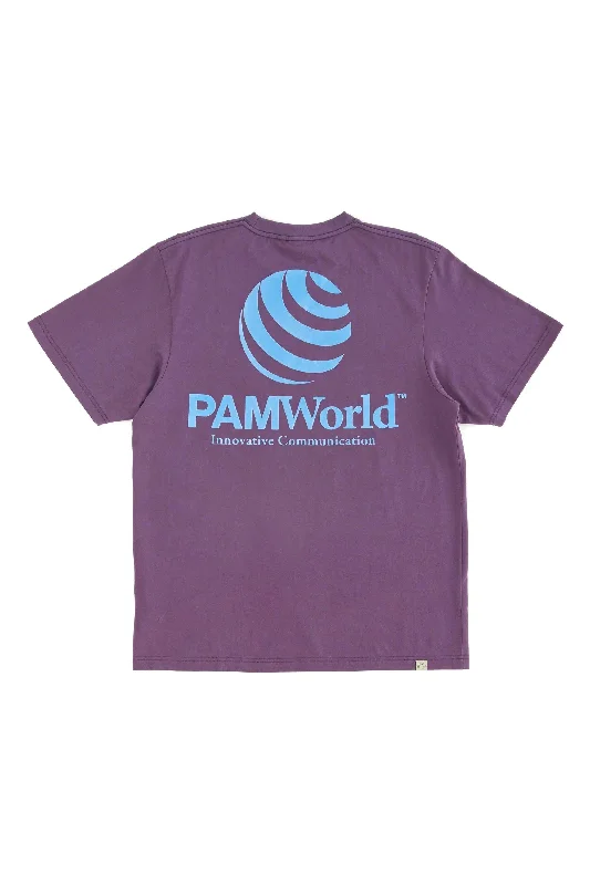 PAM / Perks and Mini - P. World SS Tee - Mulberry