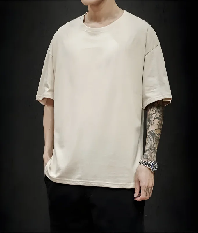 Soft Boy Crew Neck Basic Tee