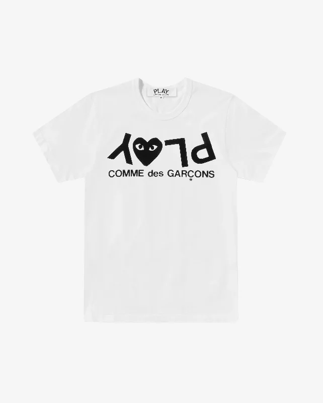 T068 UNISEX YALP PRINT T-SHIRT / WHITE