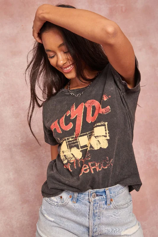 AC/DC Let There Be Rock Vintage-Wash Graphic Tee