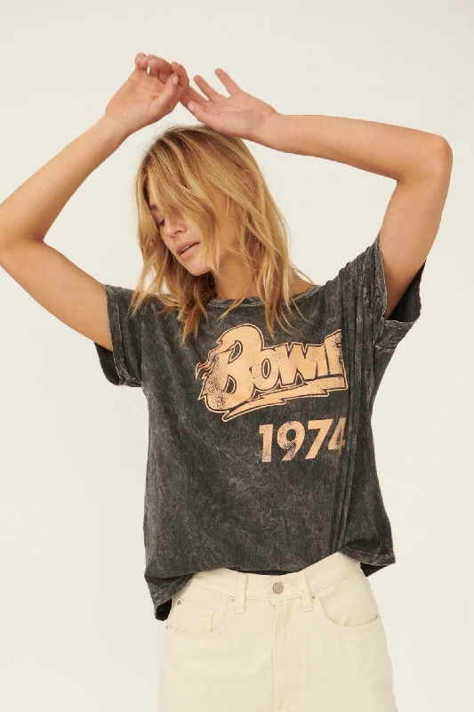 Bowie 1974 Vintage-Wash Graphic Tee