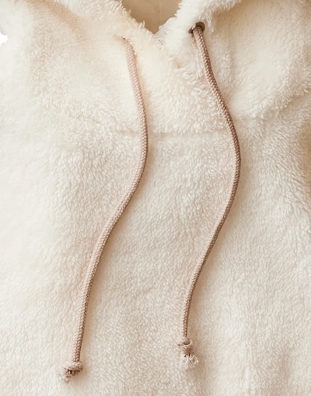 Brie Sherpa Hoodie: Birch