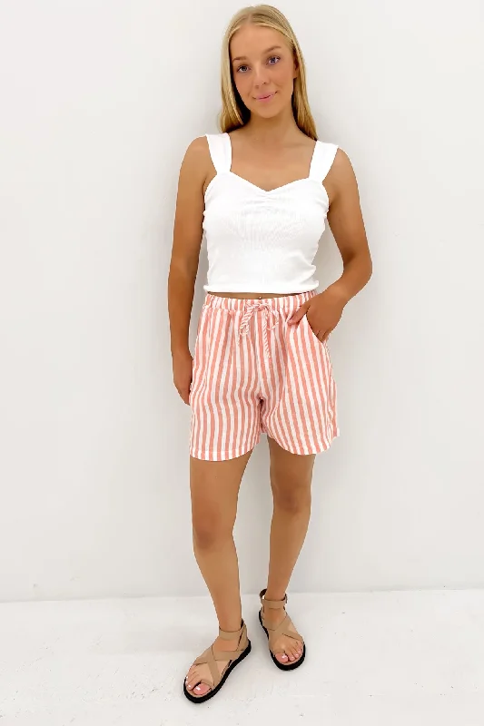 Connor Short Coral Stripe