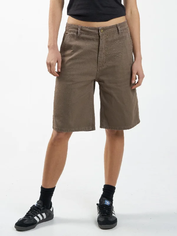 Slouch Carpenter Twill Short - Desert