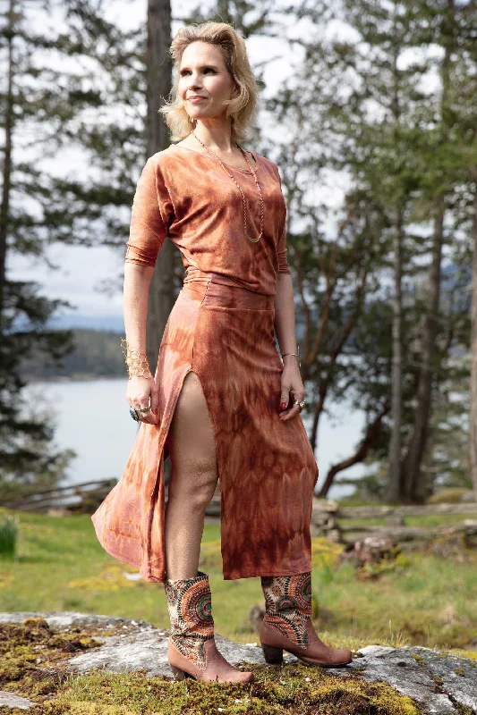 Birch Tree Dress - Shibori