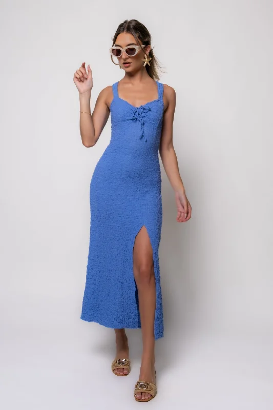 Saltwater Luxe Cannan Crinkle Midi Dress