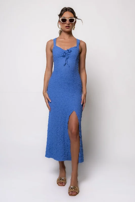 Saltwater Luxe Cannan Crinkle Midi Dress